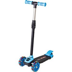 Resim Cool Wheels Twist Led Işıklı 3 Tekerlekli Mavi Scooter 