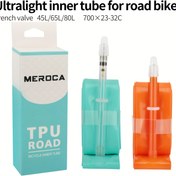 Resim MERoca TPU Hafif Bisiklet Lastiği 700C*23-35C45/65/80L Presta Bisiklet Lastiği 