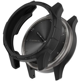 Resim Garmin Vivomove Trend Armor Hollow Watch Koruyucu Kılıf İçin Siyah 