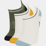 Resim DeFacto Erkek Çocuk 3'lü Pamuklu Patik Çorap E5503A8NSWT1 