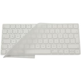 Resim Mcstorey Apple Magic Keyboard-2 Klavye Koruyucu Türkçe Q Baskılı Silikon Kılıf A1644 Modeli Ile Uyumlu 
