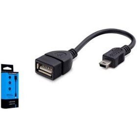 Resim Mini Usb Otg 5 Pin Otg 15 Cm Oto Teyp İçin Usb Çevirici 