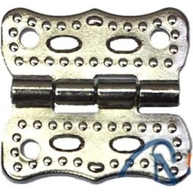 Resim Papatya Menteşe - Küçük 20x20 Mm, Nikel, 1 Adet Çok Renkli 