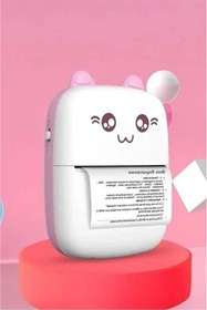 Resim Nemere Mini Fotoğraf Yazıcı Kablosuz Etiket Yazıcı Baskı Makinesi Ios Android Uyumlu Termal Printer Pembe N 