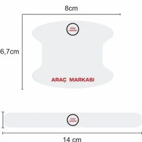 Resim OTO Kapı İçi Çizik Önleme 8'li Set - Ford 