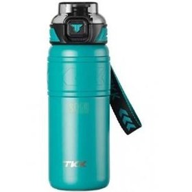 Resim Vagonlife Tkk T2022 500ml Süzgeçli Pipetli Turkuaz Çelik Matara 