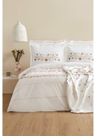 Resim Karaca Home Clarice %100 Pamuk Çift Kişilik Nevresim Pike Takımı Multicolor 200.22.11.0340 Çok Renkli 