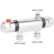 Resim Electric Termostatik Karıştırma Vana Dn15 - Güvenli 20-50 C Sıcaklık Kontrolü, Duş & Lavabo İçin 