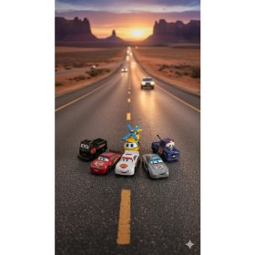 Resim Lunitoys Fast Car 6'lı Araba Seti 