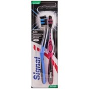 Resim Signal Performance Black Diş Fırçası 1+1 Pembe&Kırmızı 
