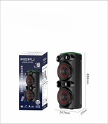 Resim HEPU HP 956 60 W Taşınabilir Şarjlı Süper Bass Bluetooth Parti Hoparlör 6,5 inc*2 