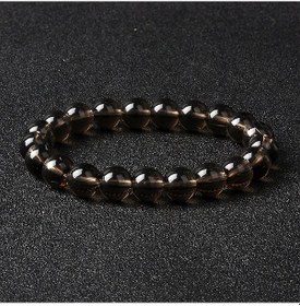 Resim Embracenaturereiki Doğal Taş Bileklik Erkek/kadın Çakra Kuvars Akik Ametist Enerji Şifa Siyah Çinko Kaplama 19cm Yellow 