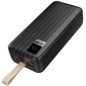 Resim Dexim K54 40.000 Mah Type-C Çıkışlı LED Ekranlı Pd Askılı Powerbank - Siyah 