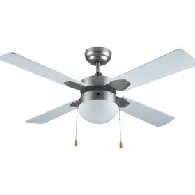Resim K2 4 Kanatlı Metal Dekoratif Tavan Vantilatörü 60W KCF283 