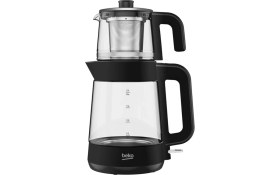 Resim Beko Çiçek Desenli Çay Makinesi, Pratik Kullanım ve Şık Tasarım 