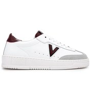 Resim Mario Valentino Kadın Hakiki Deri Beyaz/Bordo Sneakers & Spor Ayakkabı 