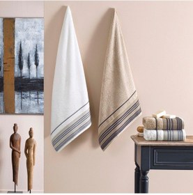 Resim Taç Casual Pamuk Bornoz Set Bej S/m 000000001500215667 Bej 