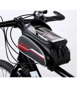 Resim Bike And Art Forte Gt 6 Inç Su Geçirmez Dokunmatik Ekranlı Kadro Üstü Bisiklet Çantası Xbyc 816 