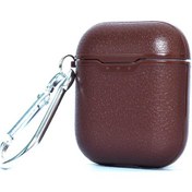 Resim Airpods Uyumlu Kılıf Zore Airbag 03 Deri Görünümlü Silikon Kılıf 