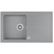 Resim Teka STONE 50 B-TG METALLİK GRİ TEZGAHÜSTÜ GRANİT EVYE 