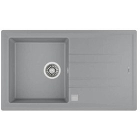 Resim Teka STONE 50 B-TG METALLİK GRİ TEZGAHÜSTÜ GRANİT EVYE 