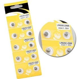 Resim Saat Pili - Düğme Pil 10lu Paket LR626-LR66 AG4-1.55V 