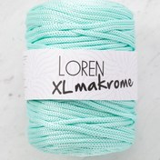 Resim Loren XL Makrome Mint Yeşili El Örgü İpi - R058 - 33708 