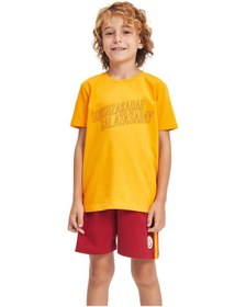 Resim Galatasaray Çocuk Şort Takım C241092 Sarı - Kırmızı 