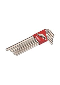 Resim İzeltaş Allen Anahtar Takımı Altı Köşe Uzun Boy 12'Li Set 