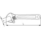 Resim Izeltaş Kurbağacık Anahtar 15'' 