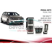 Resim Volkswagen Golf 7-A3-Leon Pedal Seti Manuel-Otomatik Ayak Dayamal 