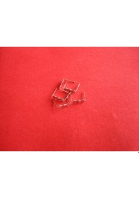 Resim Avize Taşı Tutturma Klipsi Metal Gümüş Renk -100 Adet 