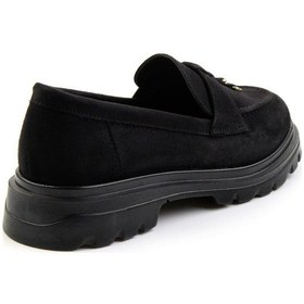 Resim Siyah Kadın Loafer Ayakkabı K01997010572 Siyah 