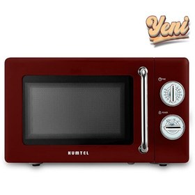 Resim Kumtel HM-08 Retro 20 L Kırmızı Mikrodalga Fırın 