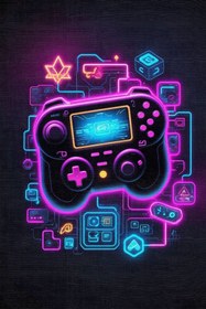 Resim Depoba Couns Gaming Oyuncu Odası Halısı Şönil Dijital Baskılı Kaymaz Taban Yıkanabilir 
