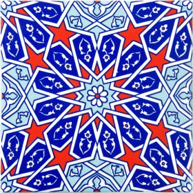 Resim Can Seramik 10*10 cm Cç-85 Kütahya Seramik Karo ( 5'li 1 Paket ) 