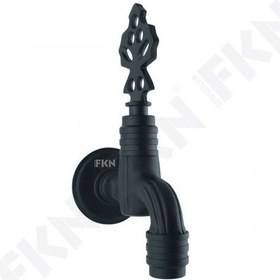 Resim Fkn Lüx Perlatörlü Siyah Osmanlı Musluk 