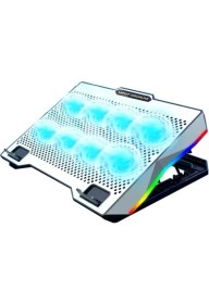 Resim Zr S608 Rgb 8 Fan Metalik Laptop Suğutucu Midastech 