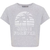 Resim Soul Squad Shine Kız Çocuk Gri Tişört 