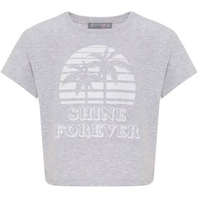 Resim Soul Squad Shine Kız Çocuk Gri Tişört 