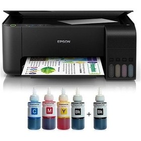 Resim Epson Tanklı L3250 Photoink Mürekkepli Tanklı Yazıcı 1 Siyah Mürekkep Hediyeli 