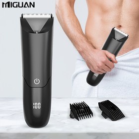 Resim Erkek Vücut Tüy Kesme Makinesi, Elektrikli Tıraş Makinesi, Elektrikli Saç Kesme Makinesi, Erkek Tıraş Makinesi - Çok Amaçlı, USB Şarj (Dahili Pil), 500 mAh Lityum Pil, Şarj Edilebilir Pil, MIGUAN 