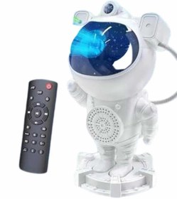 Resim shopwave Gece Lambası Astronot Bluetooth Hoparlörlü Galaksi Işık Projektörü 