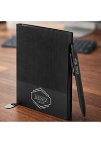 Resim Bk Gift Kişiye Özel İsimli Defter Kalem Seti -4, Hediye Kutulu Premium Not Defteri Seti, Kurumsal Promosyon Seti Kobitmeyencom36370 Bk Gift 