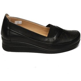 Resim Bestello Bağcıksız Poli Taban Comfort 018-c505-24k Kadın Ayakkabı Siyah 