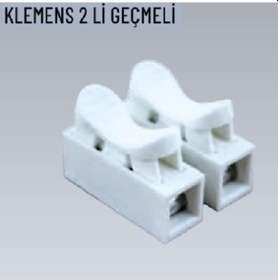 Resim 10 Adet İkili Geçmeli Klemens 
