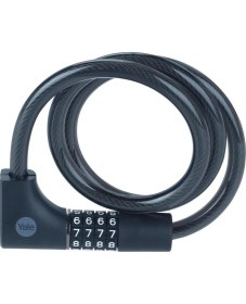 Resim Yale Essential Kablolu Bisiklet Kilidi - Şifreli - Anahtarlı 