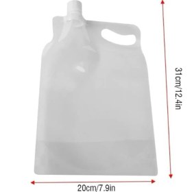 Resim Azrlya Plastik Kapaklı Su Torbası 1 Litre 