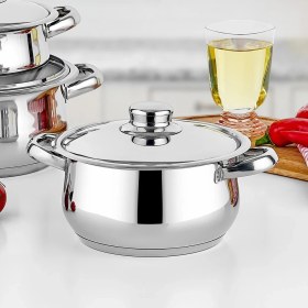 Resim Gülsan Çakır 6 Parça Güveç Set Çelik Kapaklı 