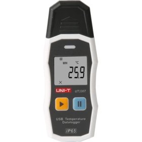 Resim Dijital Termo-Hygrometre, USB Veri Kayıt Edici ile Hassas Ölçüm 